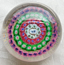 RARE ? OLD 1853 VICTORIAN MILLEFIORI FRENCH CLICHY BACCARAT ? GLASS PAPERWEIGHT