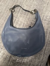 Rebecca Minkoff Genuine Leather Handbag Blue, Sml/Med Size, Beautiful Condition