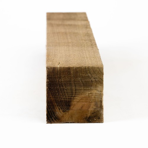 75mm wooden fence - x, post