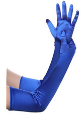 Satin royal blue - satin, extra