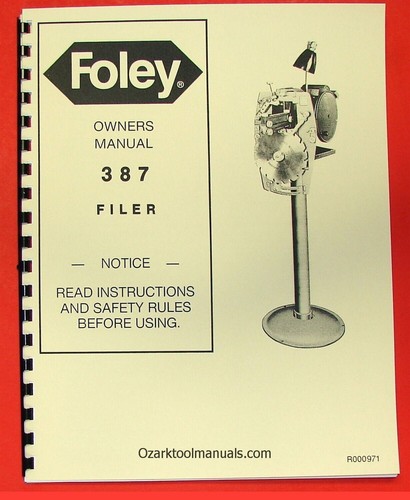 Foley 387 saw - saw, filer