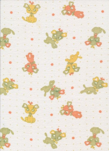 Vintage baby sheet - sheet:, cute