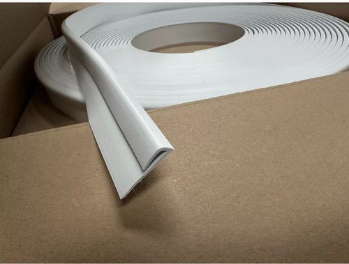 White flexible pvc capping - white,