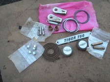 Triumph 750 T140 TR7 ? badge tank bungs valve guides kickstart spring JOB LOT