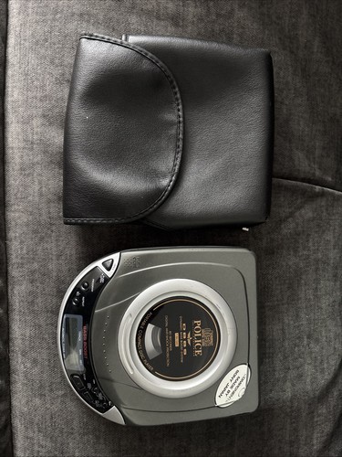 Police sony discman portable - sony,