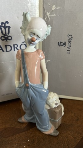 Vintage retired lladro - retired, clown