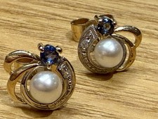 Vintage 9ct Yellow Gold Pearl