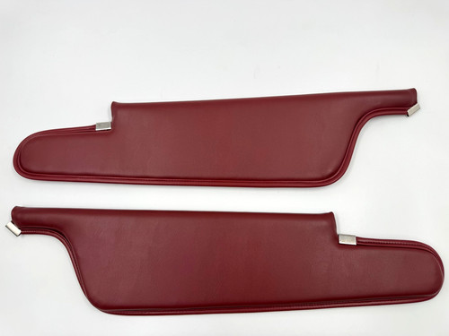 Burgundy sunvisor set for - burgundy,