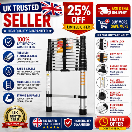 Stainless steel telescopic - steel,