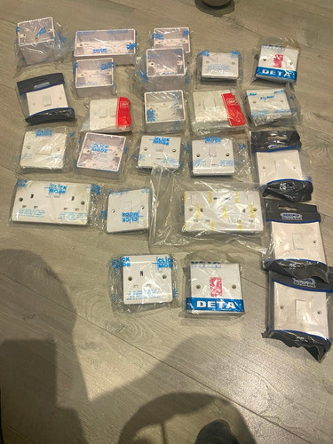 White electrical accessories