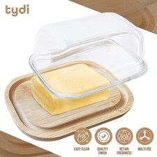 Clear Glass Butter Dish Lid
