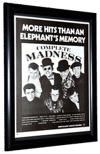 MADNESS band Framed A4 1982 complete madness ALBUM Original promo ART poster