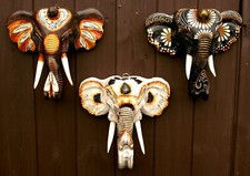 Elephant head wall hanging - elephant,
