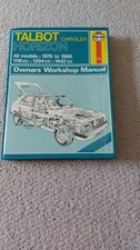 TALBOT HORIZON 1978 TO 1986