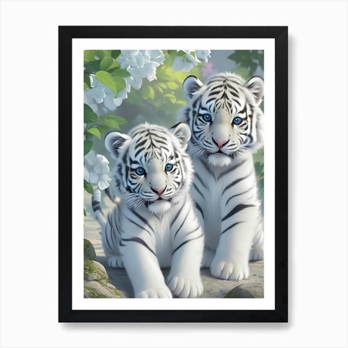 White tiger cubs - tiger,