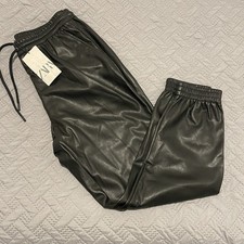 Zara Black Faux Leather