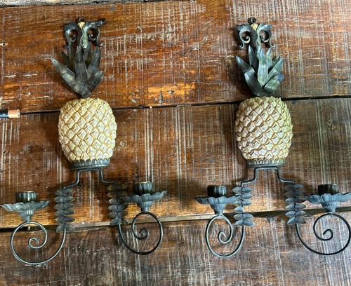 Pineapple wall sconces holds - holds, 2
