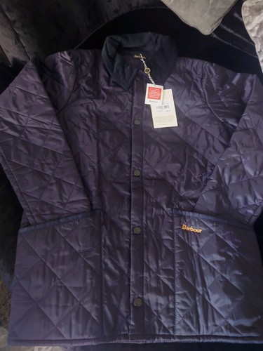 Navy barbour jacket - navy, size