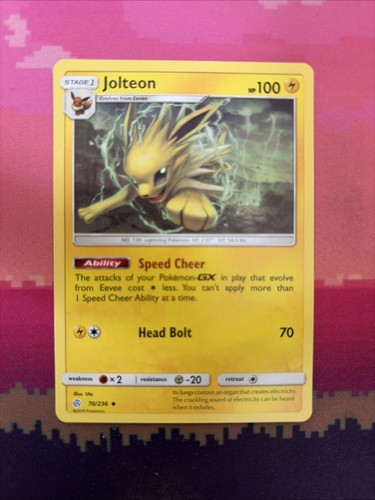 Pokemon card jolteon cosmic - card,