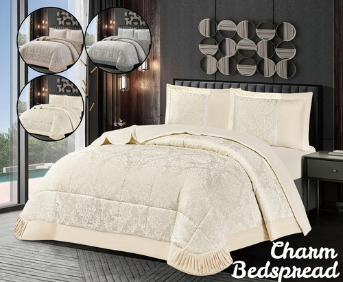 Luxury 3pcs quilted charm - luxury,