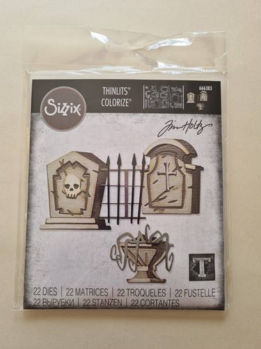 Sizzix thinlits dies graveyard - dies,