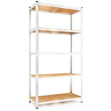 Heavy Duty Metal Garage Shelving Unit 5 Tiers Boltless Utility Storage Racking