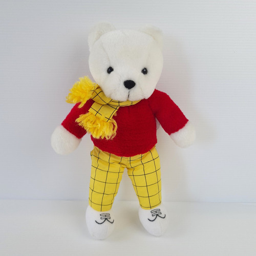 Rupert bear teddy soft toy - toy, 10"