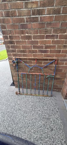 Vintage 1940s wrought gate - 1940s,