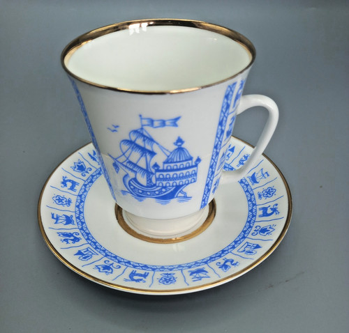 Russian lomonosov blue white - lomonosov,