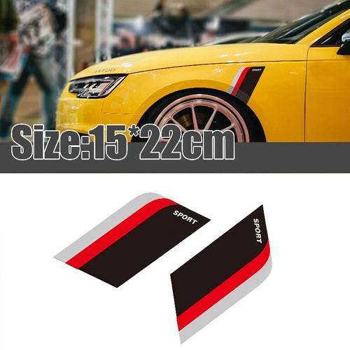 Car fender decal sport - car, side