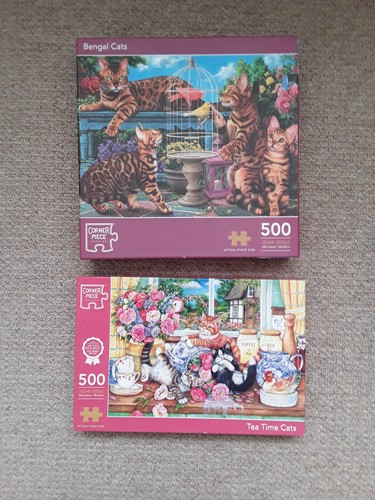 500 piece cat - 500, both
