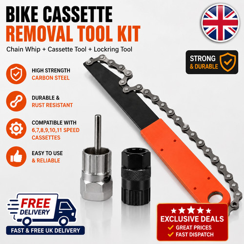 Bike cassette removal tool - cassette, kit