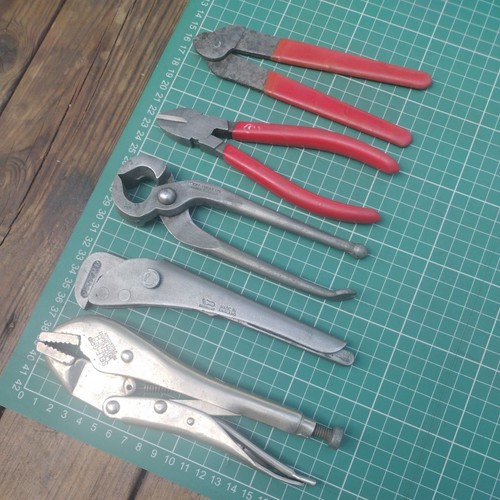 Mixed pliers grips job lot - mixed,