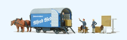 Preiser 30494 horse drawn - preiser,