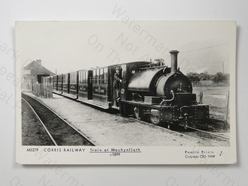 Corris railway steam train - corris,