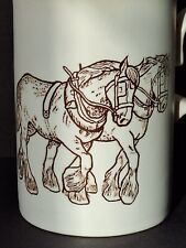 Vintage Dunoon Scotland National Shire Horse Centre Ceramic Coffee Tea Mug Cup
