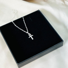 Solid 925 Sterling Silver Ankh