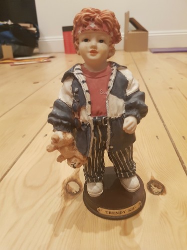 Trendy kid 1980s with - trendy, tedddy