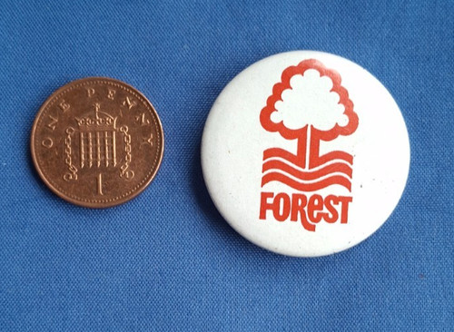 Vintage metal badge - badge,