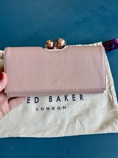 New with tags Ted Baker “Tammyy” Textured Leather Bobble Matinee Wallet – Mink