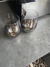 Silver/Clear Drinking Glasses