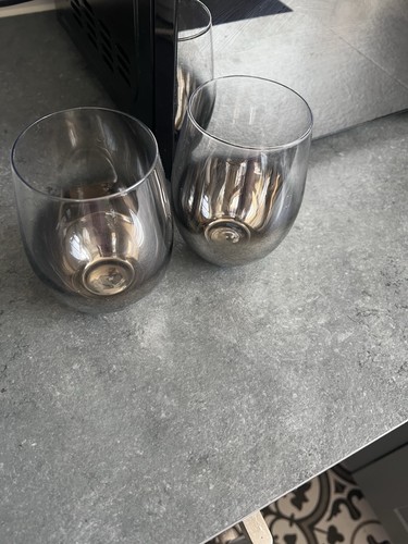 Silver clear drinking - silver/clear, glasses