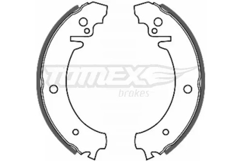 Brake shoes rear axle - tx, 20-11