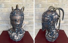 Steampunk 16" Display Jewellery Mannequin Head Apocalypse Metal Alien tentacles