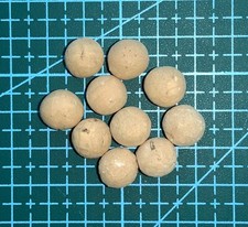 Cork Balls ≈ 10mm/0.39 - For Making Pop-Up Boilies, Carp Fishing Bait Pack Of 10