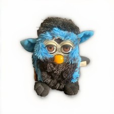 Vintage Original Furby Turtle Blue Black Interactive Electronic Pet- Tiger 1999