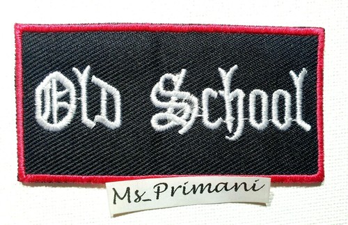 Old school biker jacket - jacket, patch