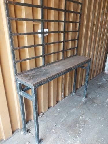 Metal work bench table - metal,