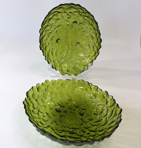 Vintage mcm green pebbled - vintage,