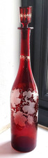 ANTIQUE BOHEMIAN RUBY GLASS